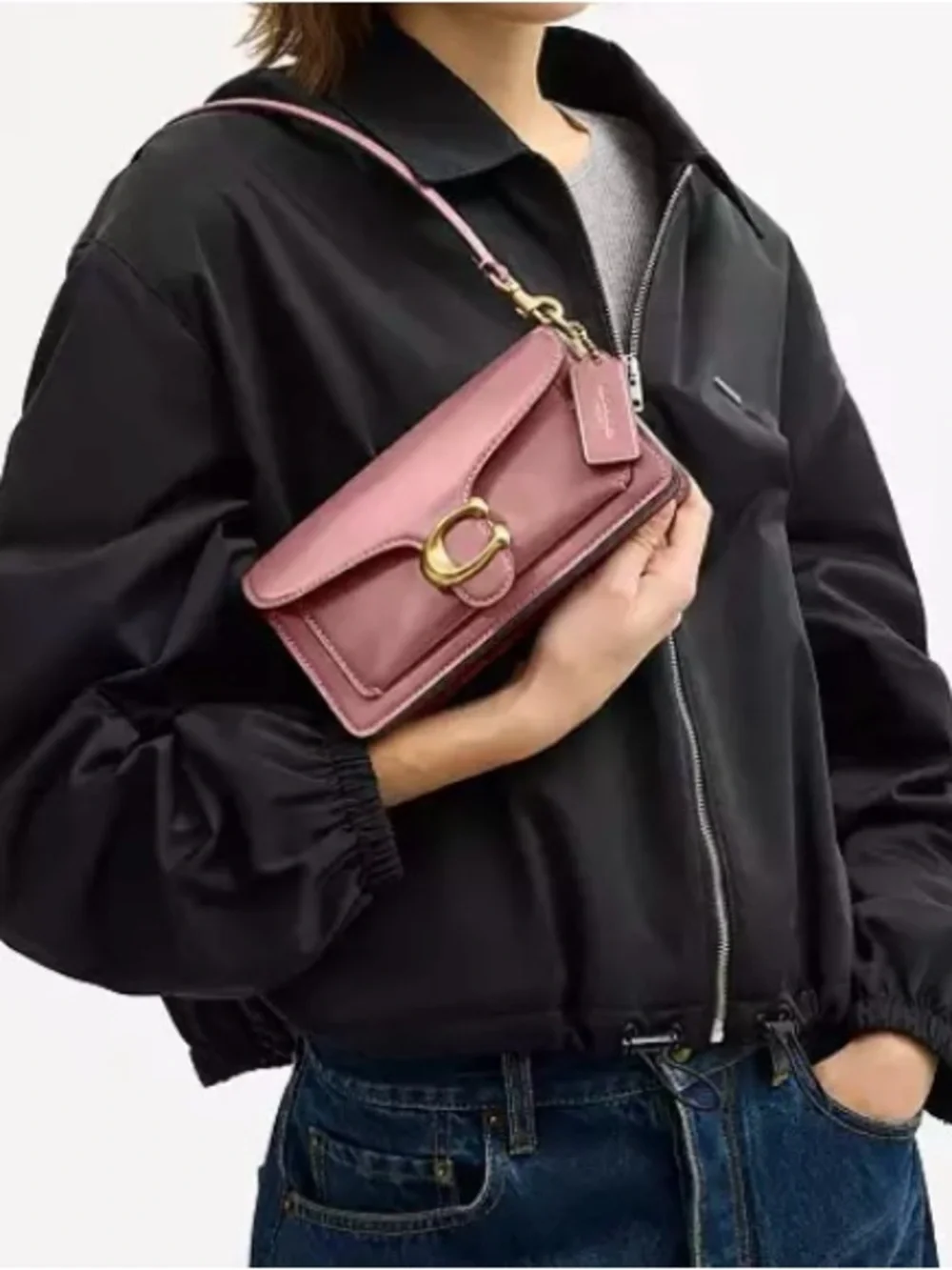 Coach Tabby Shoulder Bag 20 Peony/Brass